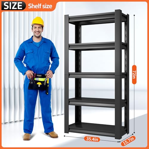 72" H Garage Shelving Unit (16" D*36" W*72" H)