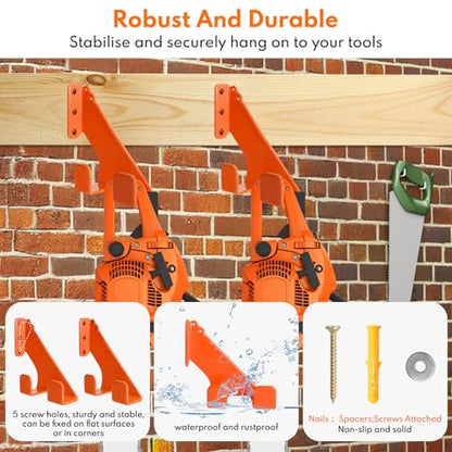 Chainsaw Hanger (orange)