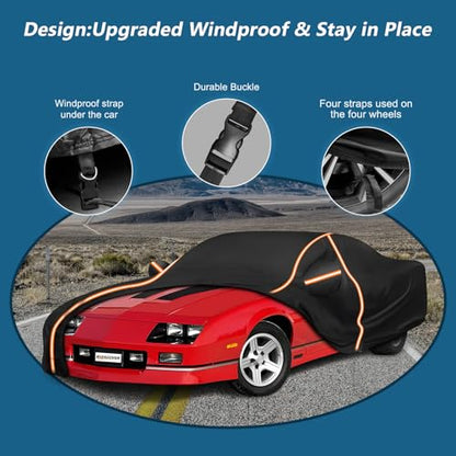 Car Cover for Chevy Camaro 1982 (Black / for Chevy Camaro 1982-2002)