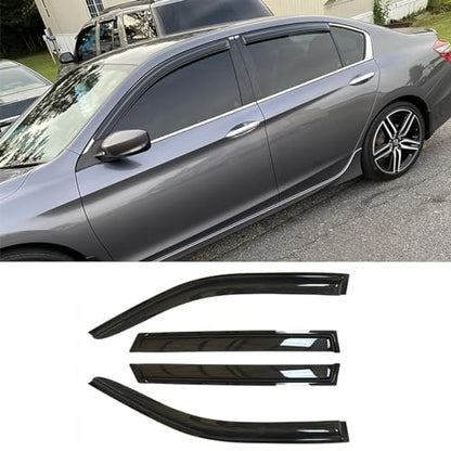 Window Visors Rain Guards for 2013 (for 2013-2017 Accord Sedan)