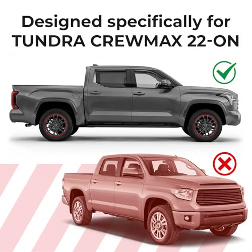 Window Deflectors Smoke Tinted In (For Tundra 22-26)