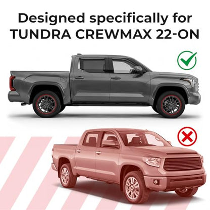 Window Deflectors Smoke Tinted In (For Tundra 22-26)