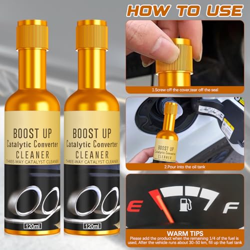 Catalytic Converter Cleaner Auto Parts Engine (2pcs)