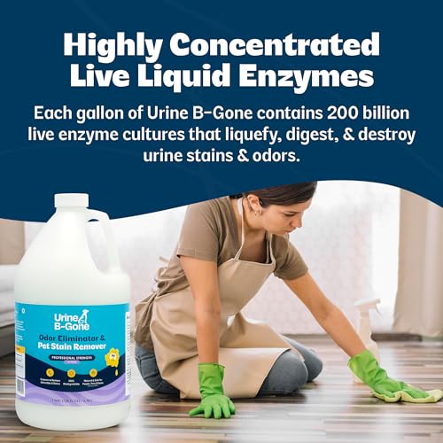Urine B Gone Enzyme Cleaner for Human (128 Fl Oz (Pack of 1))