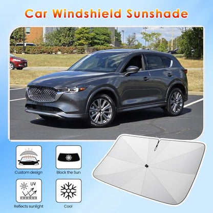 for Car Windshield Sunshade Umbrella 2018 (for 2018-2025 Mazda CX-5)
