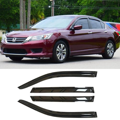 Window Visors Rain Guards for 2013 (for 2013-2017 Accord Sedan)