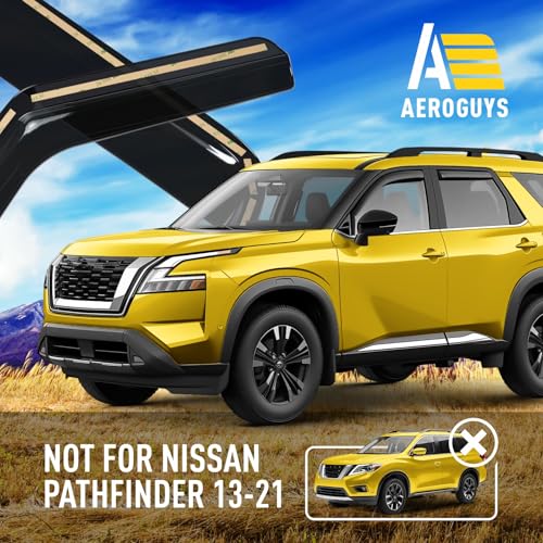Extra Durable Window Deflectors in (For Nissan Pathfinder 22-26)