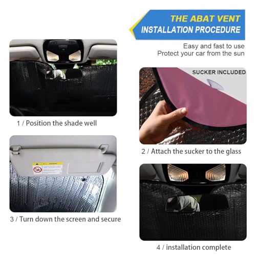 Car Windshield Sun Shade Sunset Palm Trees02 Foldable Car Front Windshield Sunshade Blocks UV Rays Sun Visor Sun Heat Protection for Car Truck SUV to Keep Your Vehicle Cool (Medium / Sunset Palm Trees)