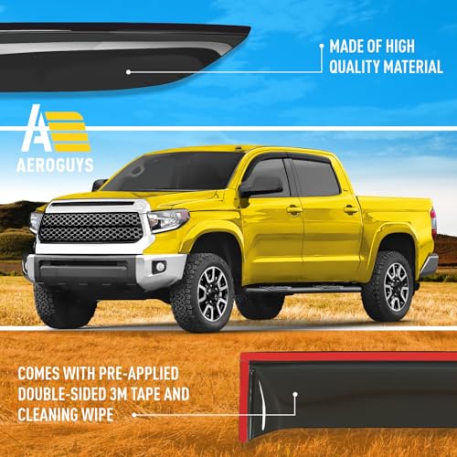 Extra Durable Window Deflectors Tape (For Toyota Tundra 07-21)