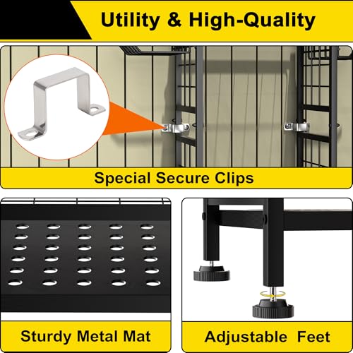 3 Tier Garden Tool Organizer (17 x 12.8 x 30.3 / Black)