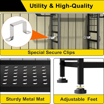 3 Tier Garden Tool Organizer (17 x 12.8 x 30.3 / Black)