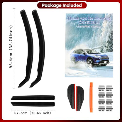 in Channel Window Rain Guards Fit for Hyundai Tucson 2016 (For 2016-2021 Tucson)