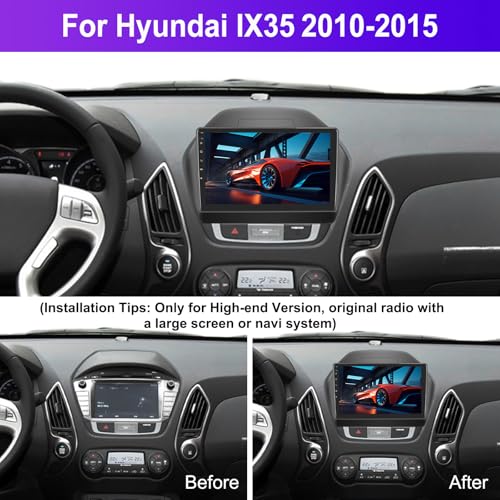 2+64G Android Car Stereo for Hyundai Tucson IX35 2010 (4-Core 2+64G with CarPlay 26UI)