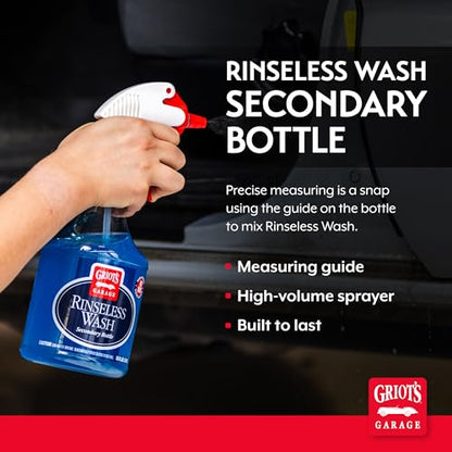 Rinseless Wash Secondary Bottle with Sprayer