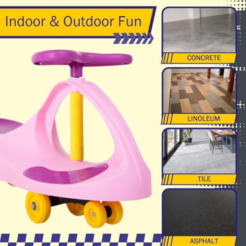 Lil’ Rider Wiggle Car (Pink and Purple)