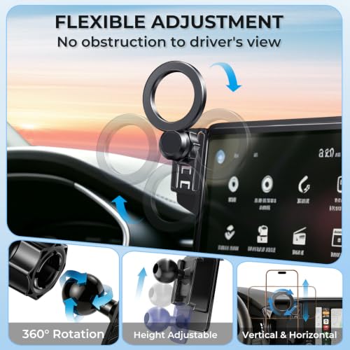 Car Phone Holder for Genesis G70 2026 2025 2024 2023 2022 with 10.25 (Fit for 2022-2026 G70, 10.25-Inch)
