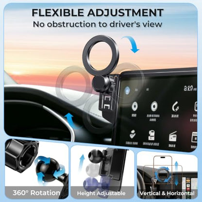 Car Phone Holder for Genesis G70 2026 2025 2024 2023 2022 with 10.25 (Fit for 2022-2026 G70, 10.25-Inch)