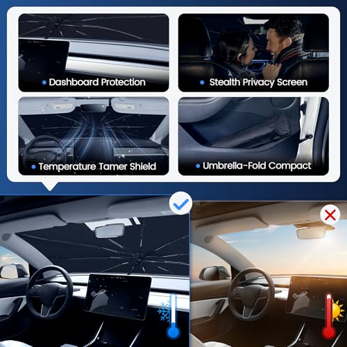 Windshield Sun Shade Umbrella for Buick Envision 2021 (For Buick Envision 2021+)
