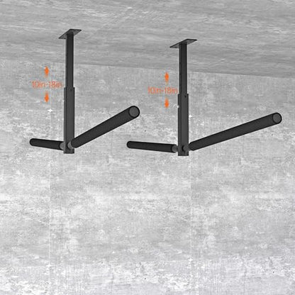 Double Ladder & Kayak Ceiling Storage Rack (Adjustable Double-Sided)