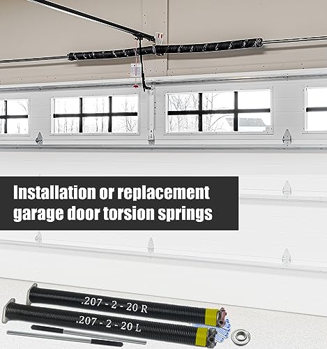 207x2x20" Garage Door Torsion Spring Set with Non (.207x2x20")