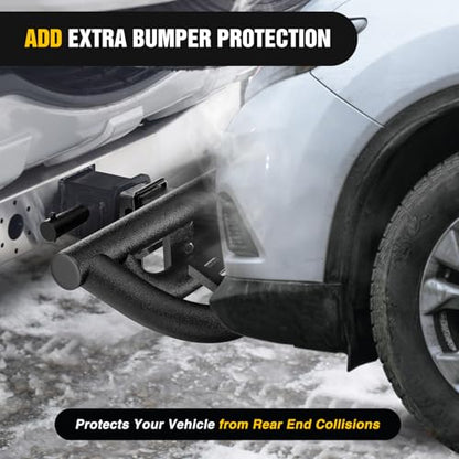Drop Hitch Step 2" Receiver Universal for Pickups Trucks SUVs ATVs (Hitch Step Drop)