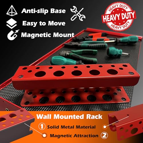 Magnetic Screwdriver Holder (Red Magnetic Screwdriver Rack)