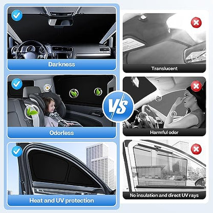 Windshield Sun Shade for Chrysler Pacifica 2017 (Window Shades for Chrysler Pacifica 17-25)