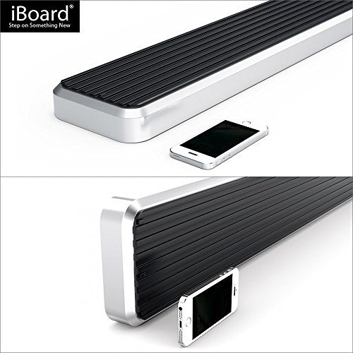 Wheel to Wheel Running Boards 6in Compatible with Ford F150 2015 (Silver / 6" W2W 6.5ft Bed)