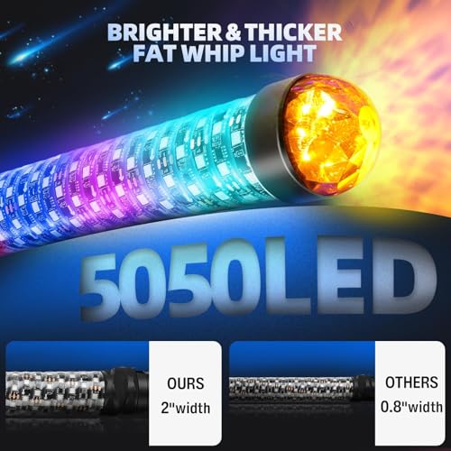 2Pack 3FT Fat Whip Lights (Fat 2Pack 3FT)