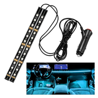 Car LED Strip Light (Ice Blue-Cigar Lighter)