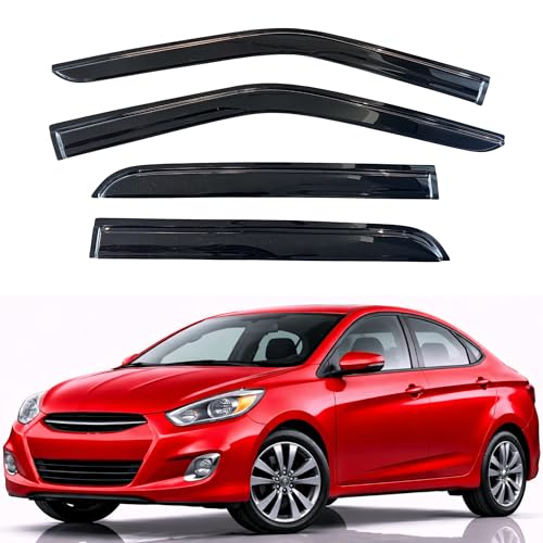 Rain Guards Window Visors for 2012 (2012-2017 Accent)