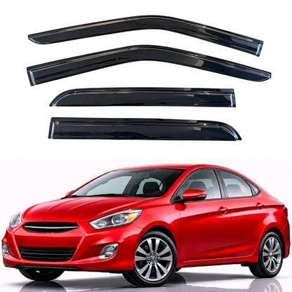 Rain Guards Window Visors for 2012 (2012-2017 Accent)