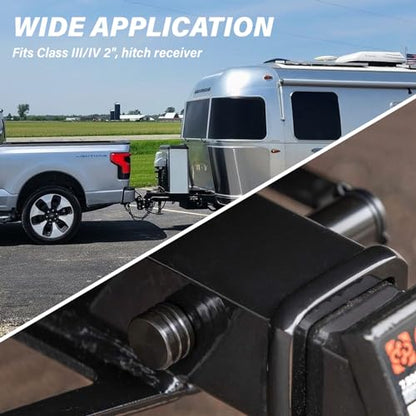 Trailer Hitch Locks with Keys (for Class III IV 2" Receiver)