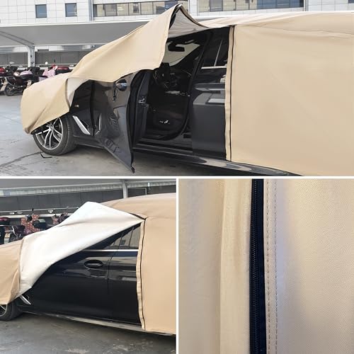 Heavy Duty Outdoor Car Cover Custom Fit for 2019 (Custom Fit BMW X5 / brown)