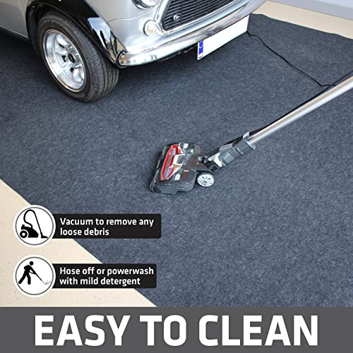Garage Floor Mat 20' x 7'4" (7'4" x 20' (Rectangular) / Charcoal)
