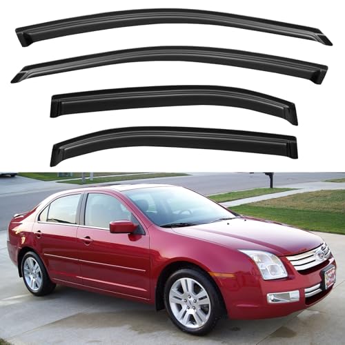 Window Visors Rain Guards for 2006 (2006-2012 Ford Fusion)