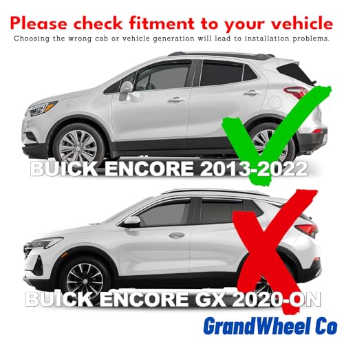 Window Deflectors Smoke Tinted In (For Encore 13-22)