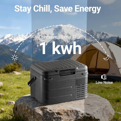 12v Refrigerator 12 Quart (Black)