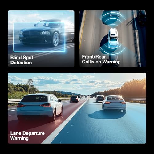 Type S T200 AI Driver Assistance Dash Cam Powered by ADAS (2K)