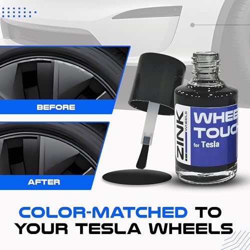 Premium Tesla Wheel Curb Rash Repair Kit for Model Y 19 (Tesla Model Y / 19" Dark Gemini)