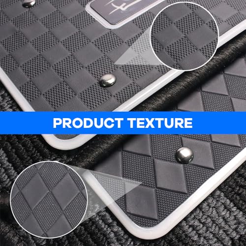 Car LED Lights for Floor Mats (Plaid - USB, 4)