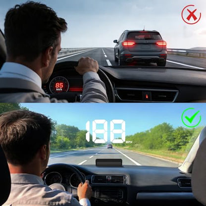 Heads up Display for Cars (White)