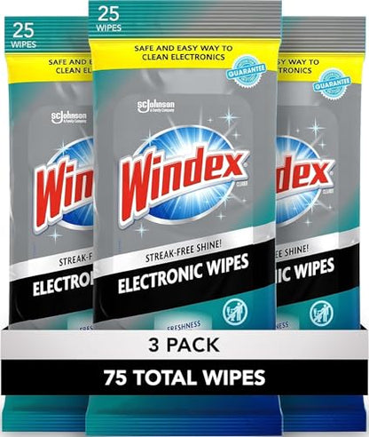 Electronics Screen Wipes for Computers (25 Count (Pack of 3))