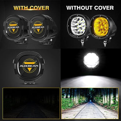 P4 Series 4" Protective Light Covers for Round LED Pods (P4 Series Light Covers)