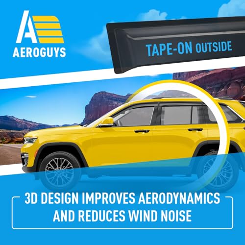 Extra Durable Window Deflectors Tape (For Jeep Grand Cherokee 22-26)