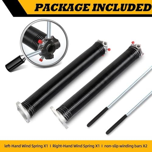 Pair of 2" Garage Door Torsion Springs 0.225X2"X30" (0.225X2"X30")