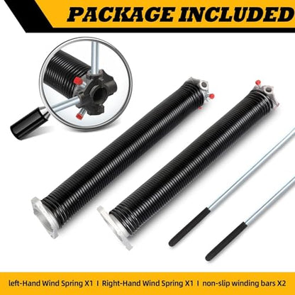 Pair of 2" Garage Door Torsion Springs 0.225X2"X28" (0.225X2"X28")