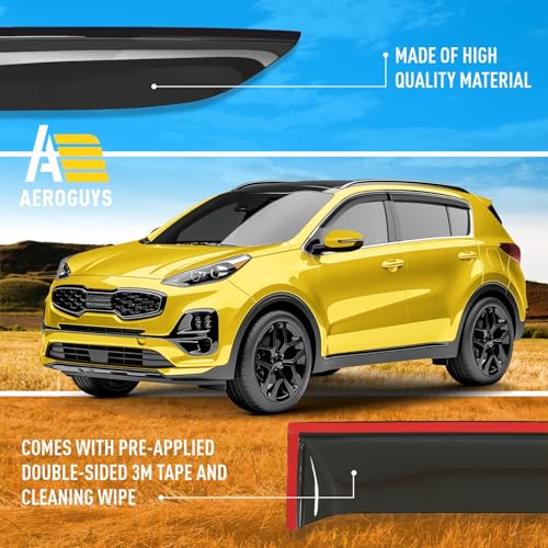Extra Durable Window Deflectors Tape (For Kia Sportage 17-22)