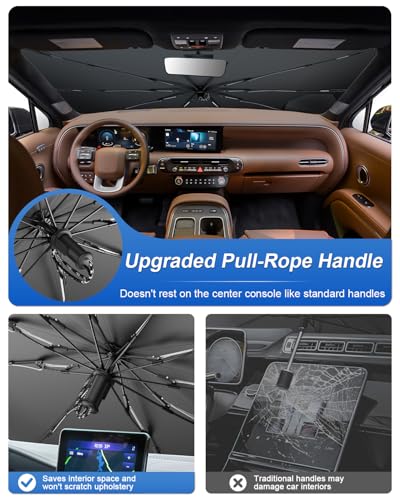 for 2026 2027 Hyundai Palisade Car Windshield Sun Shade Umbrella (2026 2027 Palisade)