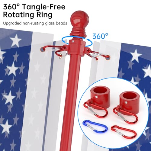 Flag Pole Upgraded Bracket (Red)
